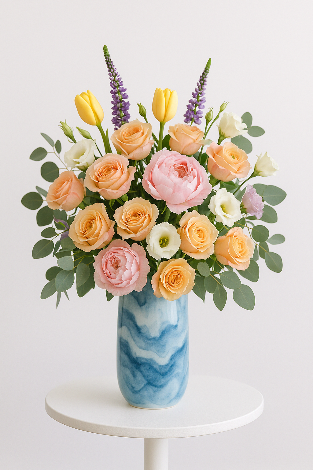 Lifestyle image placed on a cozy side table in a sunlit room