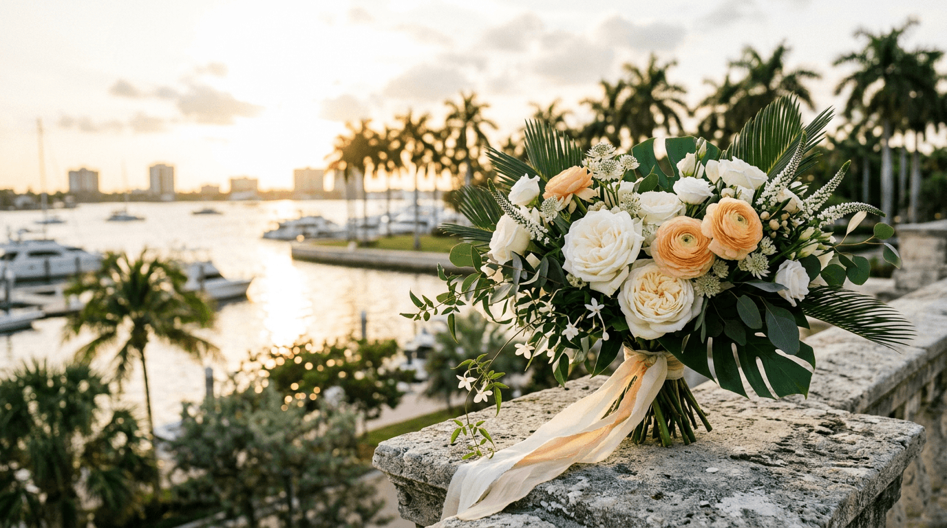 Flowers ready for delivery in West Palm Beach