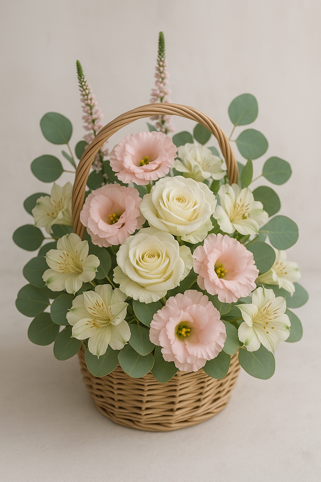 Blush Garden Basket