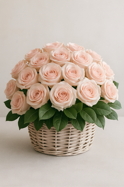 Blush Bloom Basket