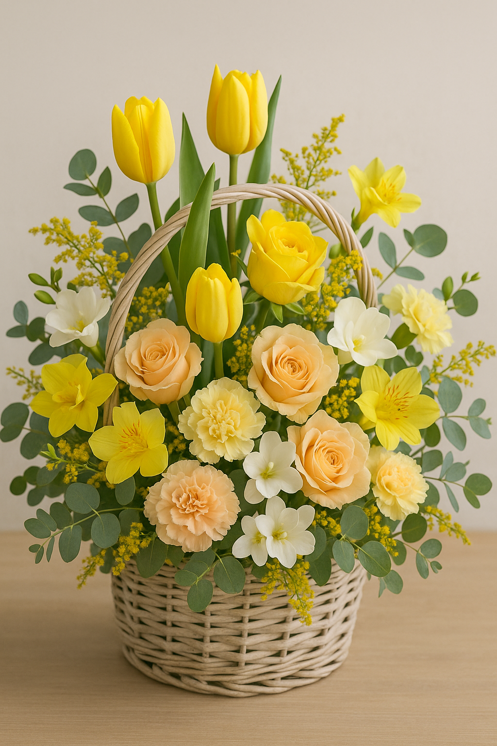 Golden Glow Basket